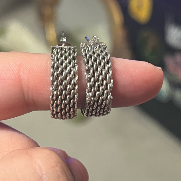 Tiffany & Co. Silver Earrings - Picture 5 of 8